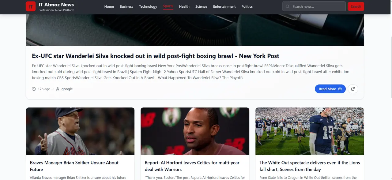 IT Atmoz News by IT Atmoz — screenshot of news.itatmoz.com